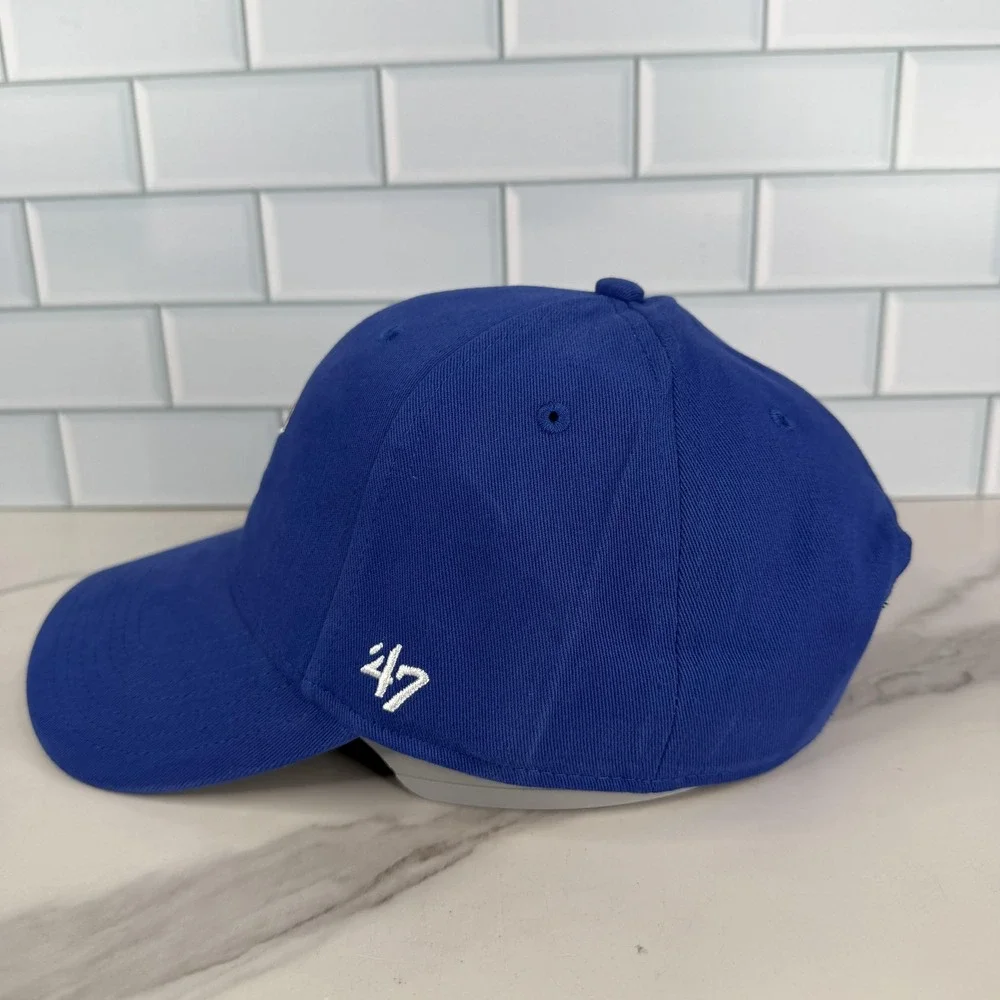 Chicago Cubs‎ Hat Cap Strap Back Youth Boys One Size Blue MLB Baseball 47 NWOT